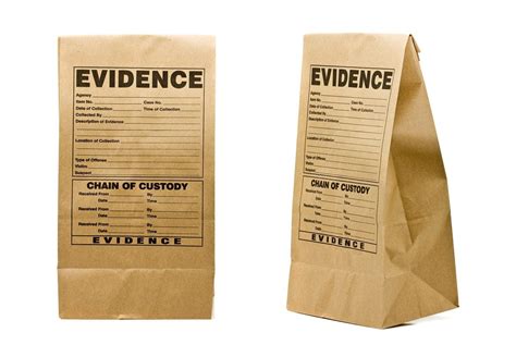 fake evidence bags|Evidence Packaging, Labeling & Sealing .